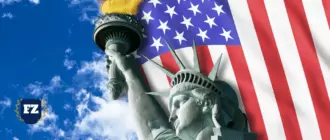 флаг америки небо Американская модель менеджмента