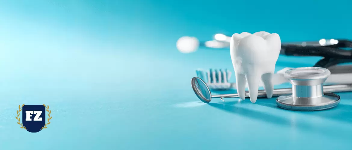 стоматологические инструменты и зуб гл