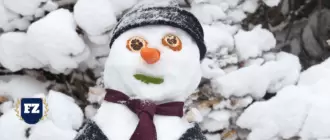 снеговик в галстуке гл
