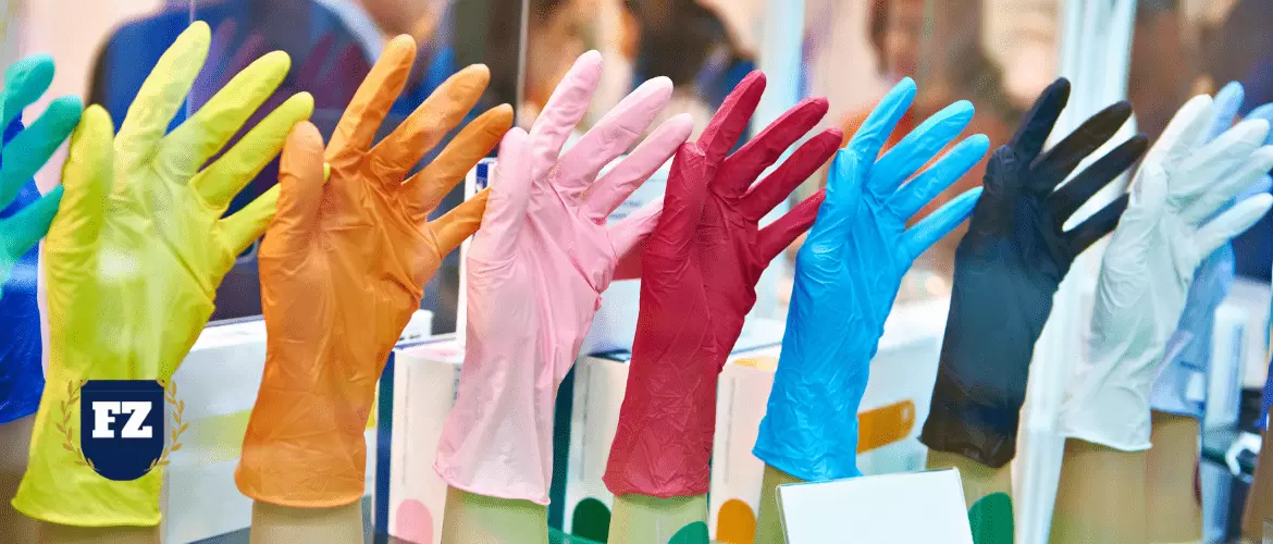 резиновые перчатки разного цвета гл